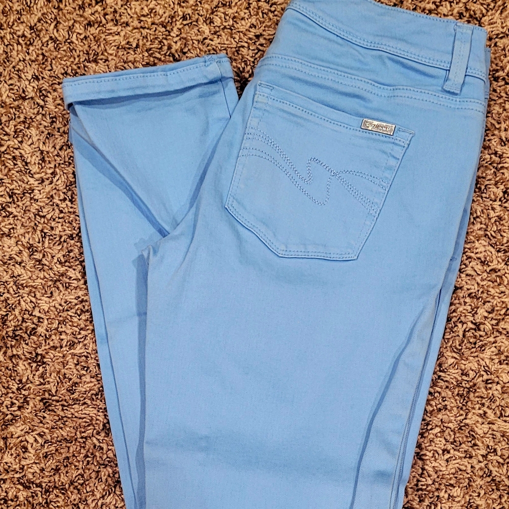 White House Black Market Sky Blue Skinny Jeans
